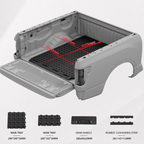 BOOTY Cargo Management System for Nissan Titan 5.6L Endurance (2020+) – Modular Truck Bed Storage Organiser
