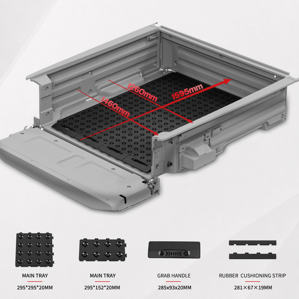 Honda Ridgeline Truck Bed Organizer System | BOOTY Modular Cargo Divider & Storage System (2017+)