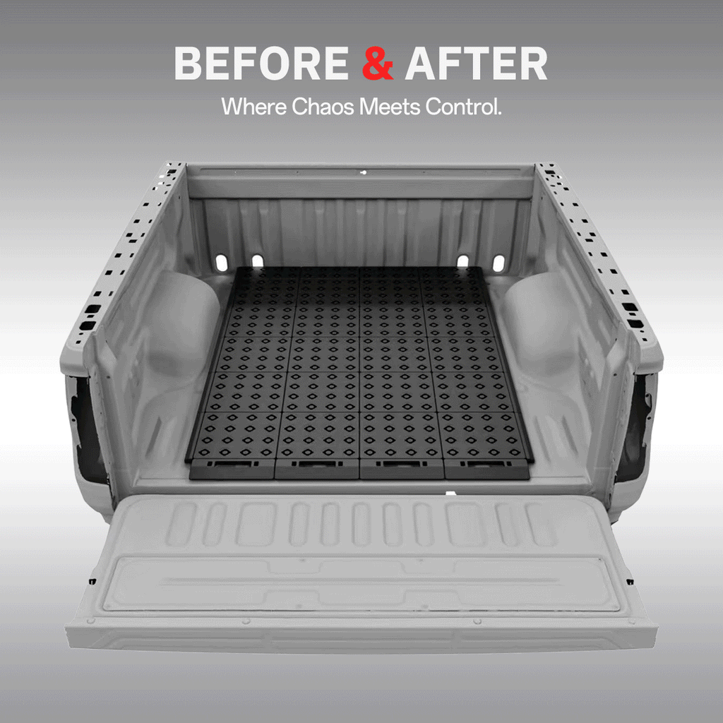 BOOTY Cargo Management System for Toyota Tundra Platinum CrewMax (2014) – Modular Truck Bed Divider Storage System