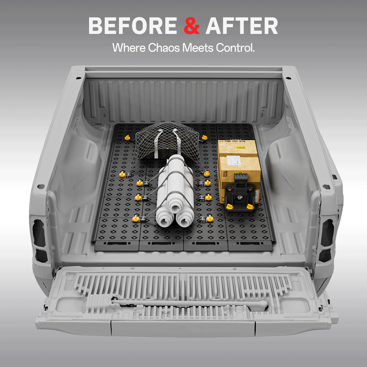 BOOTY Cargo Management System for Ford F-250 Super Duty (2015) – Modular Truck Bed Storage & Cargo Organiser Secondary image