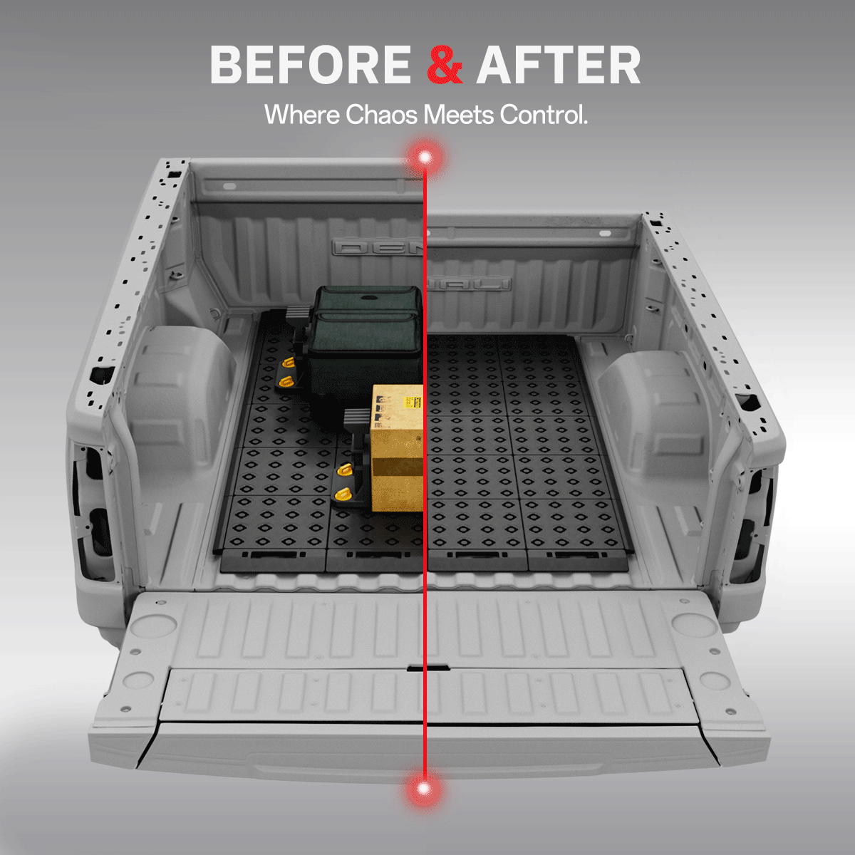 BOOTY Cargo Management System for GMC Sierra Denali 1500 (2019+) – Modular Truck Bed Organiser
