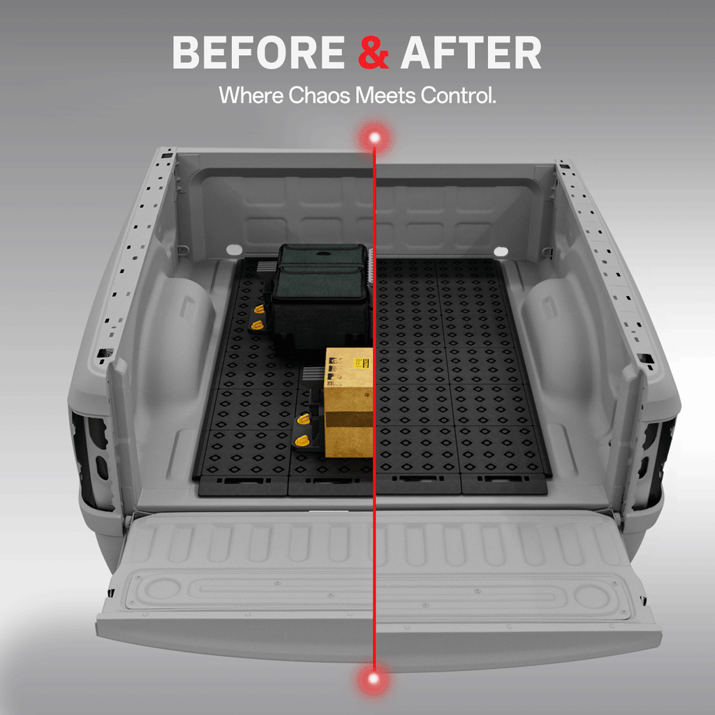 BOOTY Cargo Management System for Toyota Tundra Limited CrewMax (2021) | Modular Truck Bed Storage & Divider System