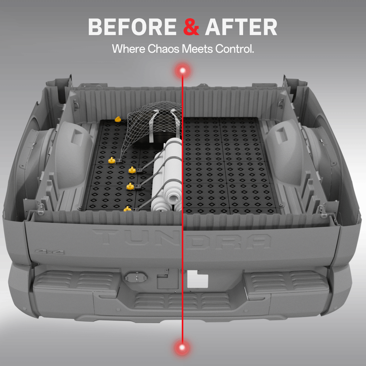 BOOTY Cargo Management System for Toyota Tundra SR5 CrewMax 5.5 Bed (2022+)