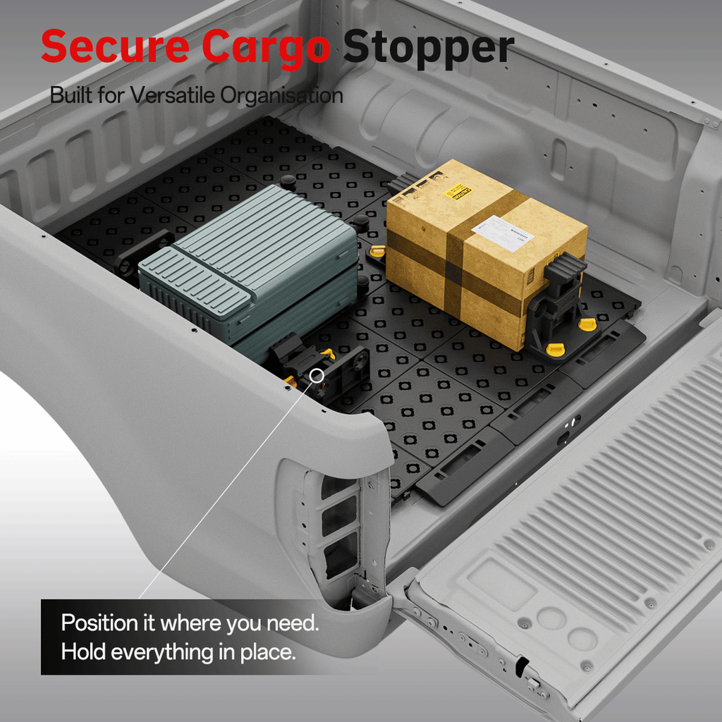 BOOTY Modular Truck Bed Cargo Management System for Hyundai Santa Cruz 2022+ | Adjustable Bed Organizer & Storage Divider Kit