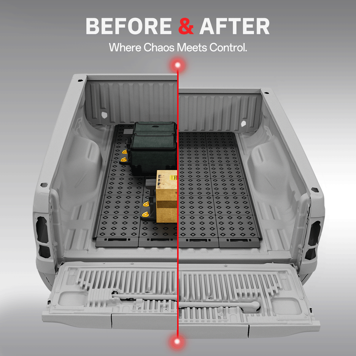 BOOTY Cargo Management System for Ford F-250 Super Duty (2015) – Modular Truck Bed Storage & Cargo Organiser