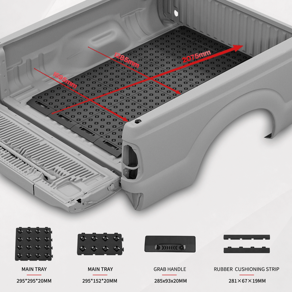BOOTY Cargo Management System for Ford F-250 Super Duty (2015) – Modular Truck Bed Storage & Cargo Organiser