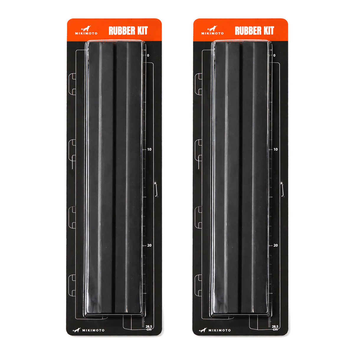 BOOTY heavy duty rubber buffer strip for vehicle cargo organization and safety
