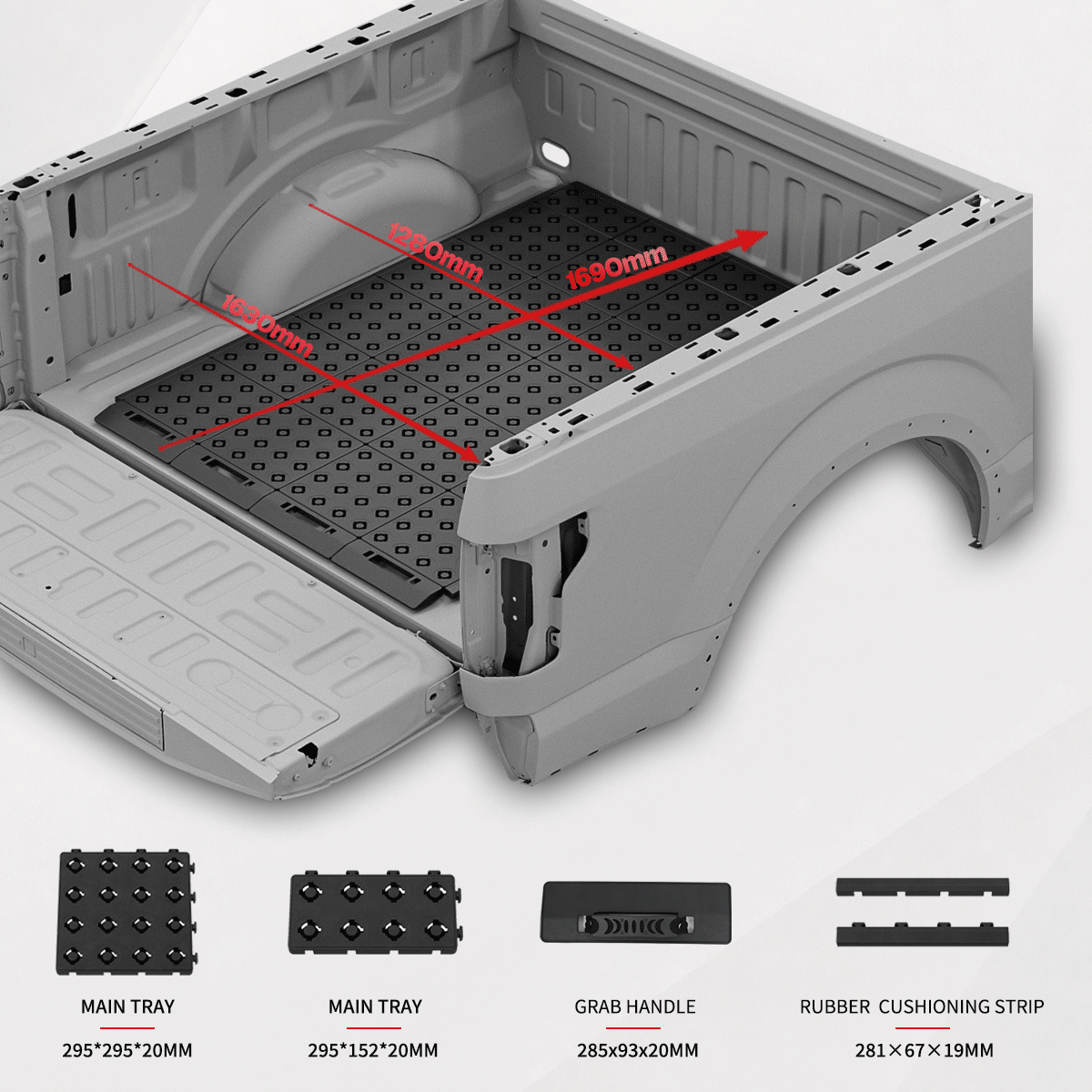 BOOTY Cargo Management System for Ford F-150 5.0 2015 modular truck bed organizer and cargo storage solution Main image