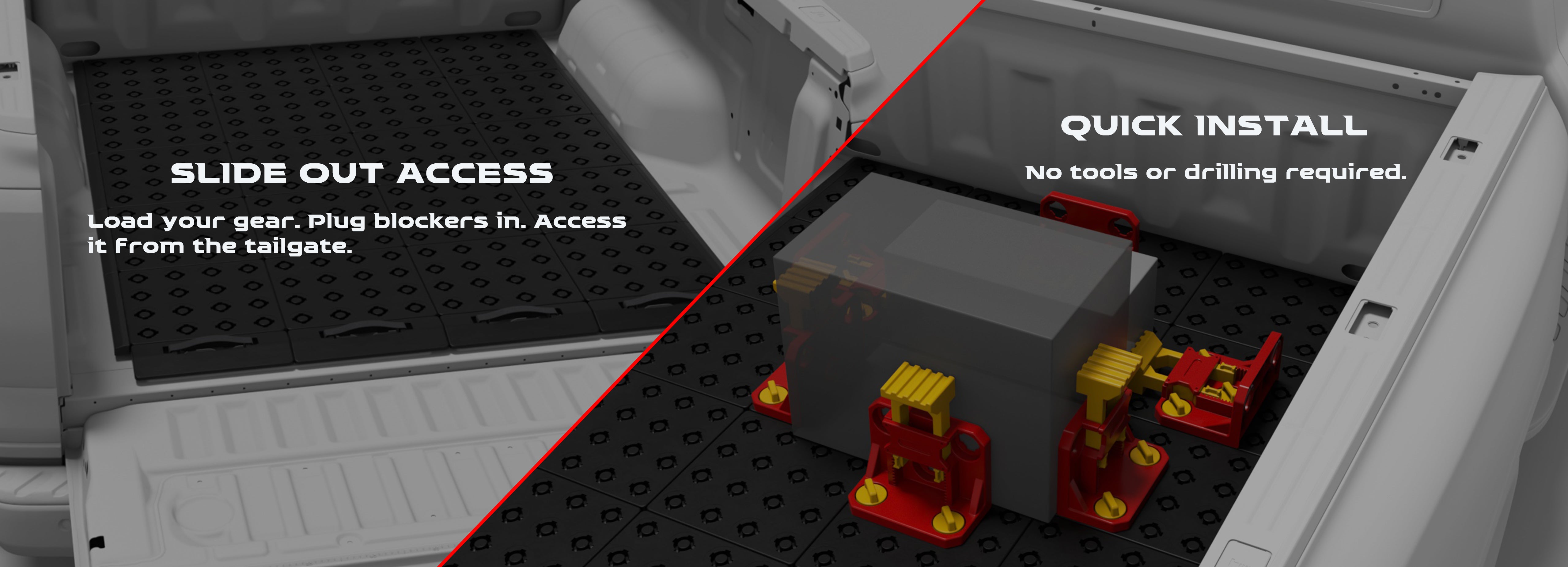 BOOTY expandable modular cargo system for enclosed vehicle storage and transport safety
