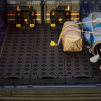 BOOTY ergonomic cargo grab handle set improves vehicle cargo access and organization