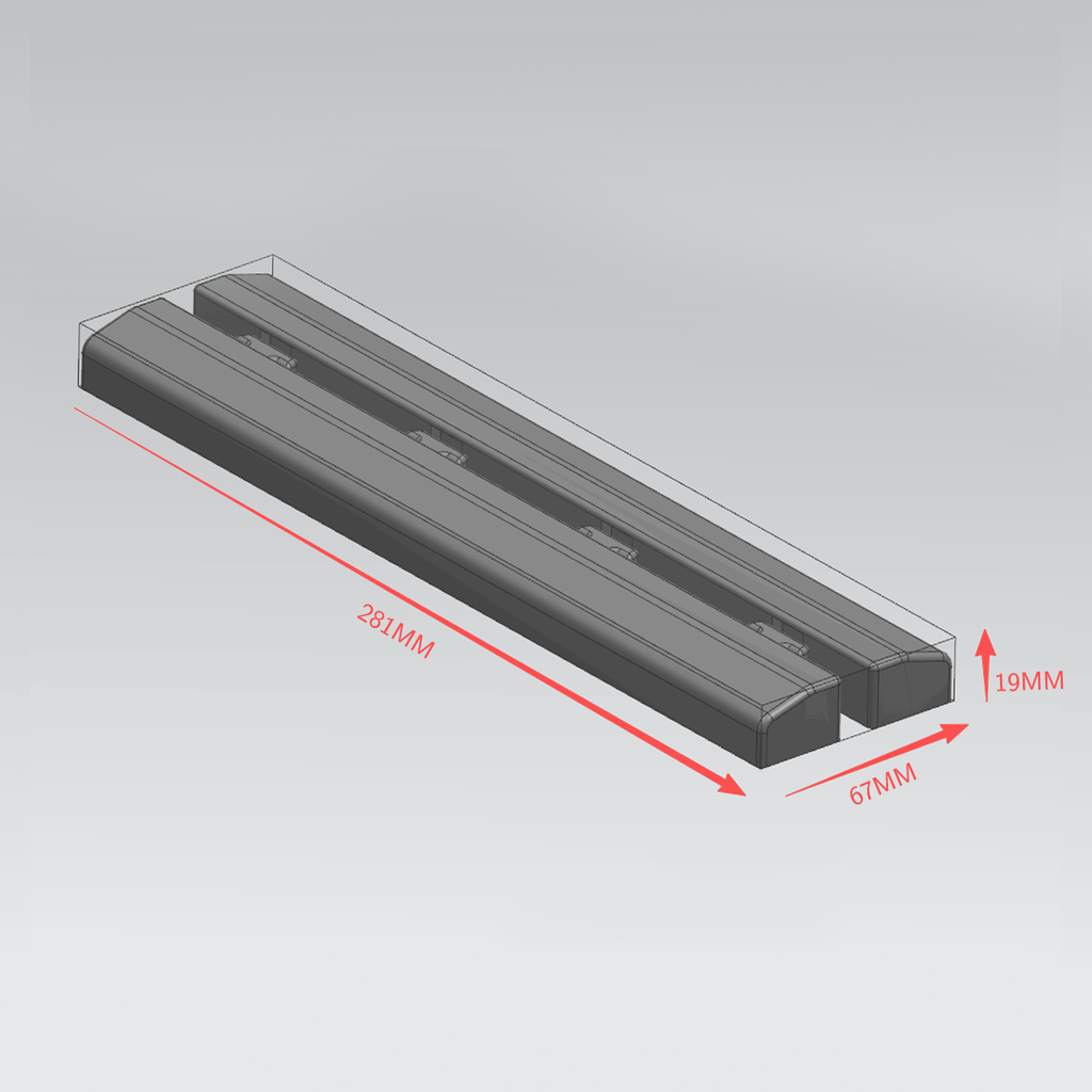 BOOTY cargo protection rubber strip system for preventing movement and impact damage