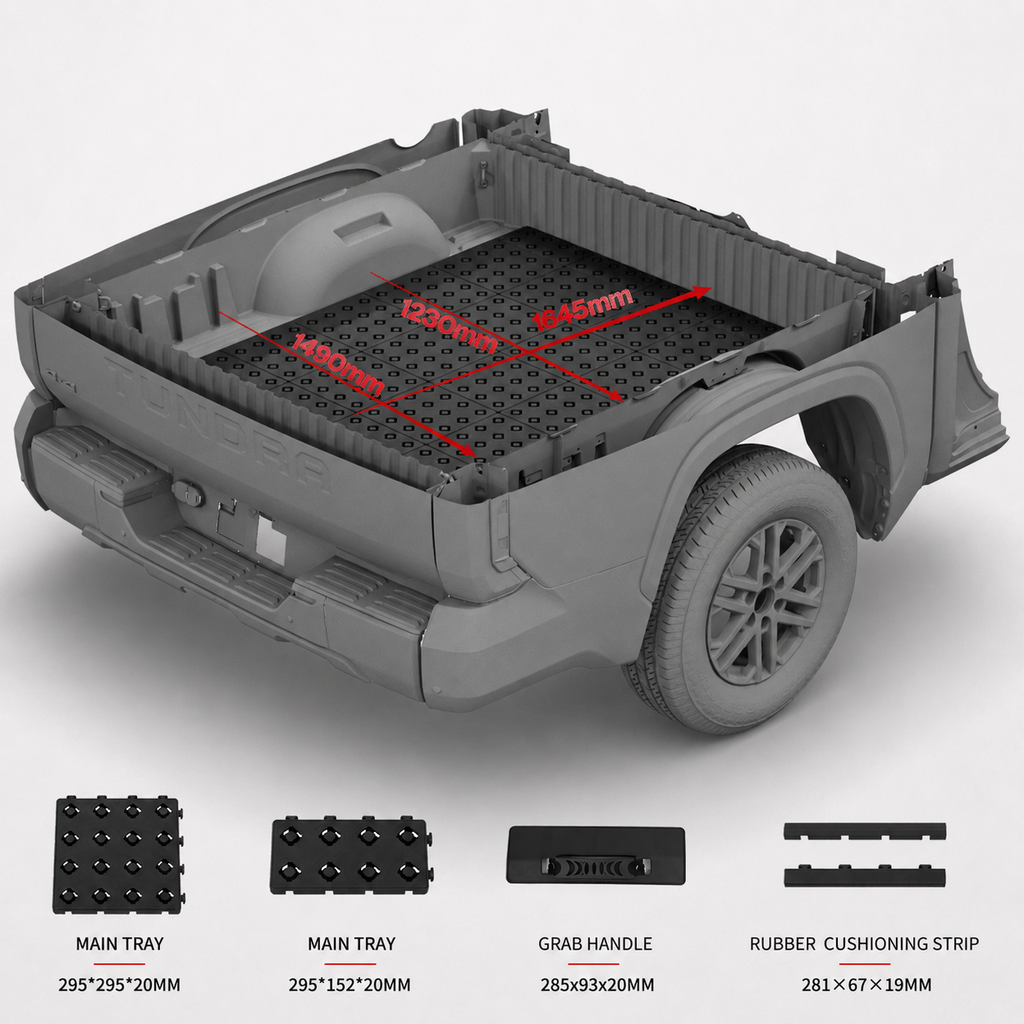 BOOTY Cargo Management System for Toyota Tundra SR5 CrewMax 5.5 Bed 2022+
